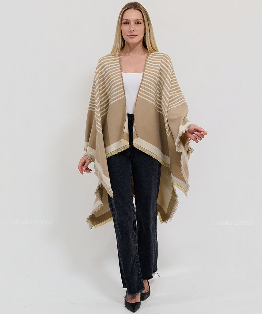 Cape réversible, douillette - Ornella Caftan™