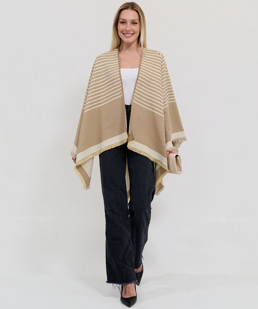 Cape réversible, douillette - Ornella Caftan™