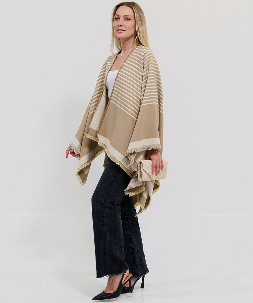 Cape réversible, douillette - Ornella Caftan™