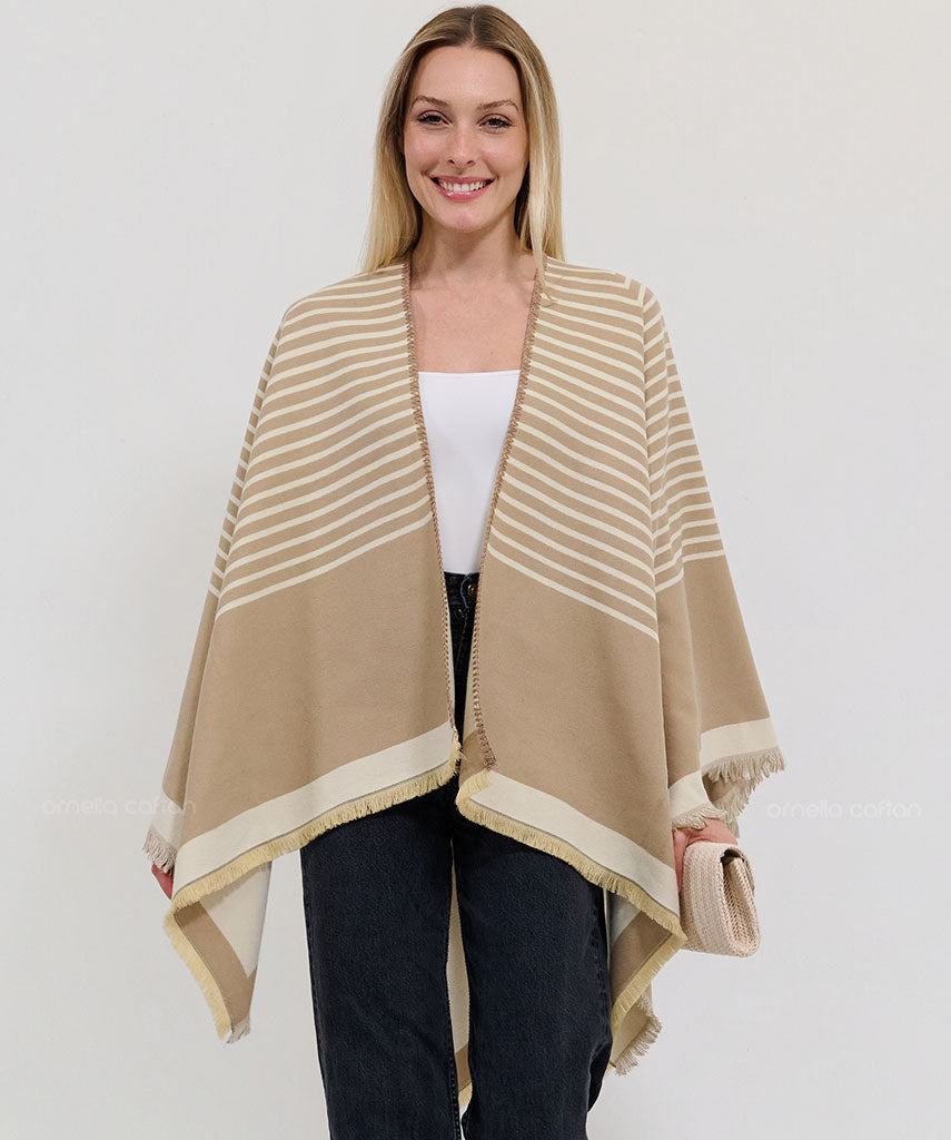 Cape réversible, douillette - Ornella Caftan™