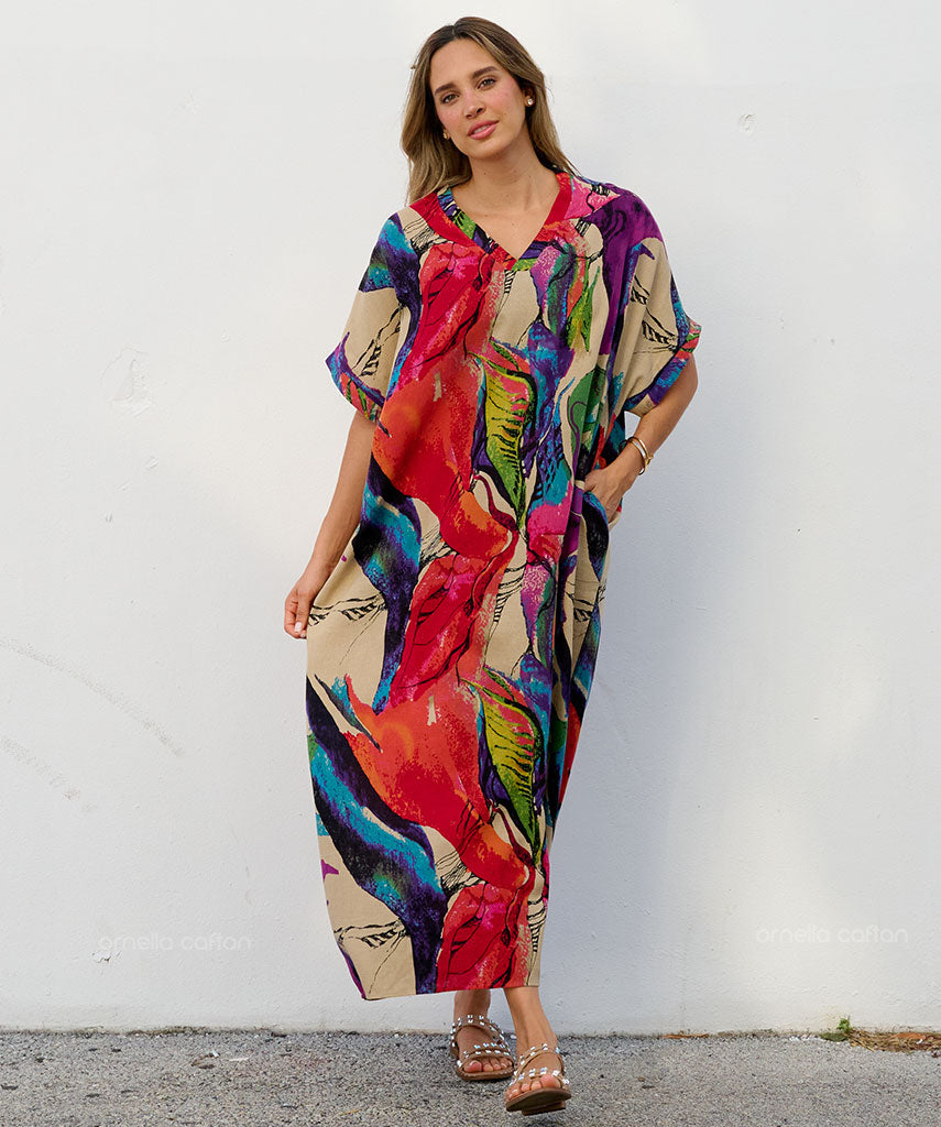Robe Décontractée à Poches – Ornella Caftan™
