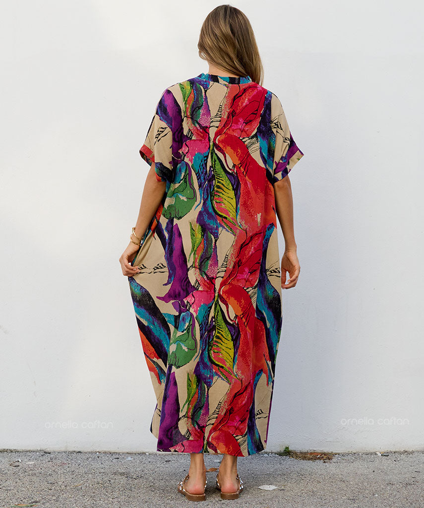 Robe Décontractée à Poches – Ornella Caftan™