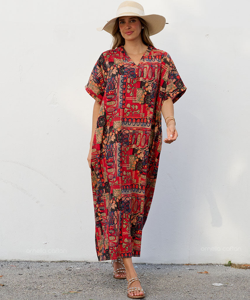 Robe Décontractée à Poches – Ornella Caftan™