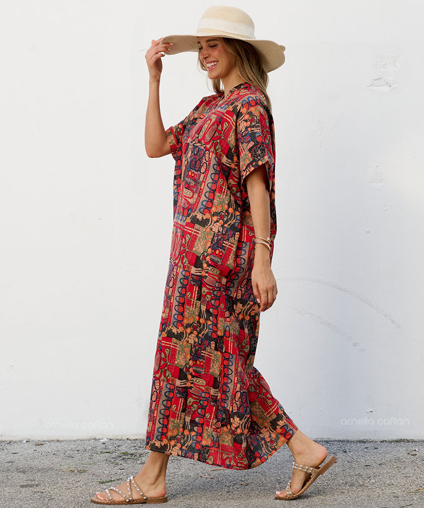 Robe Décontractée à Poches – Ornella Caftan™