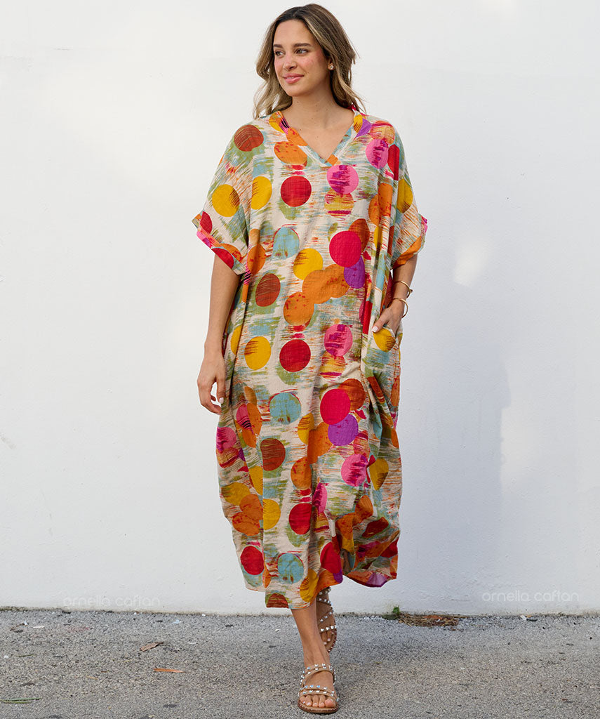 Robe Décontractée à Poches – Ornella Caftan™