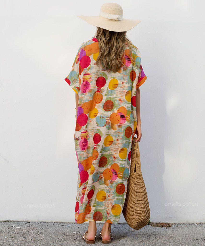 Robe Décontractée à Poches – Ornella Caftan™