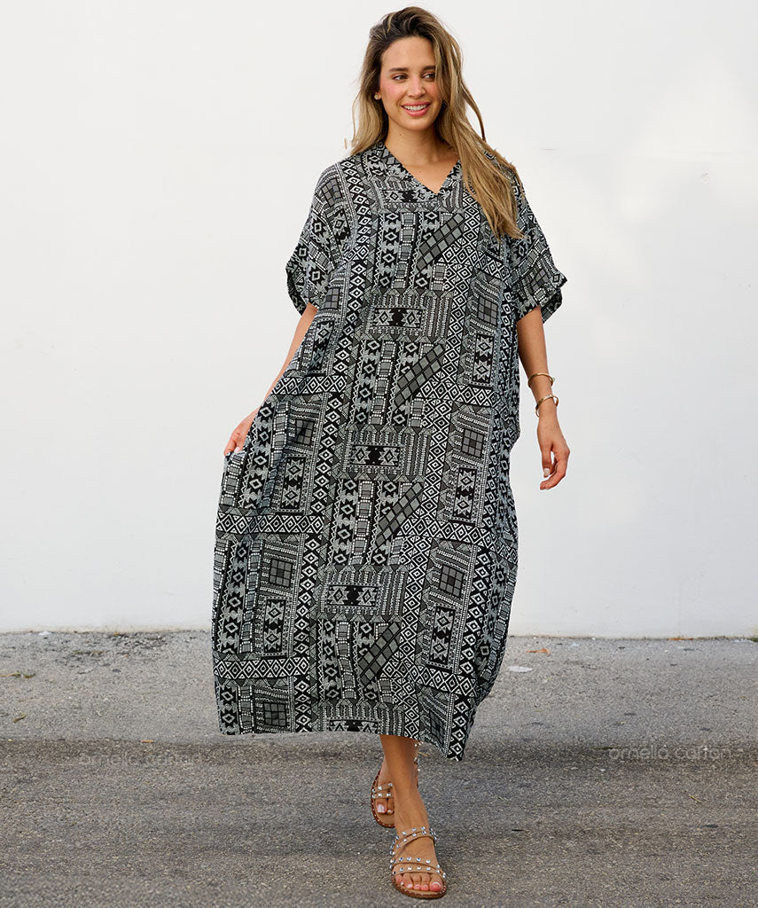 Robe Décontractée à Poches – Ornella Caftan™