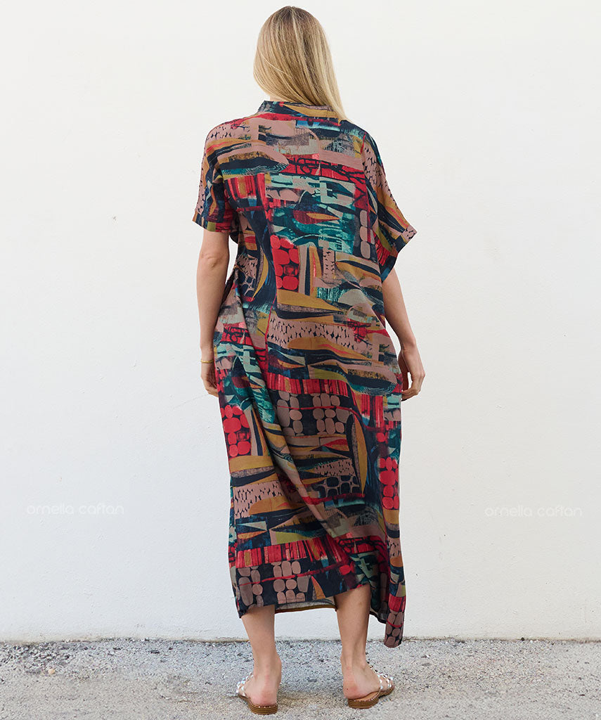 Robe Décontractée à Poches – Ornella Caftan™