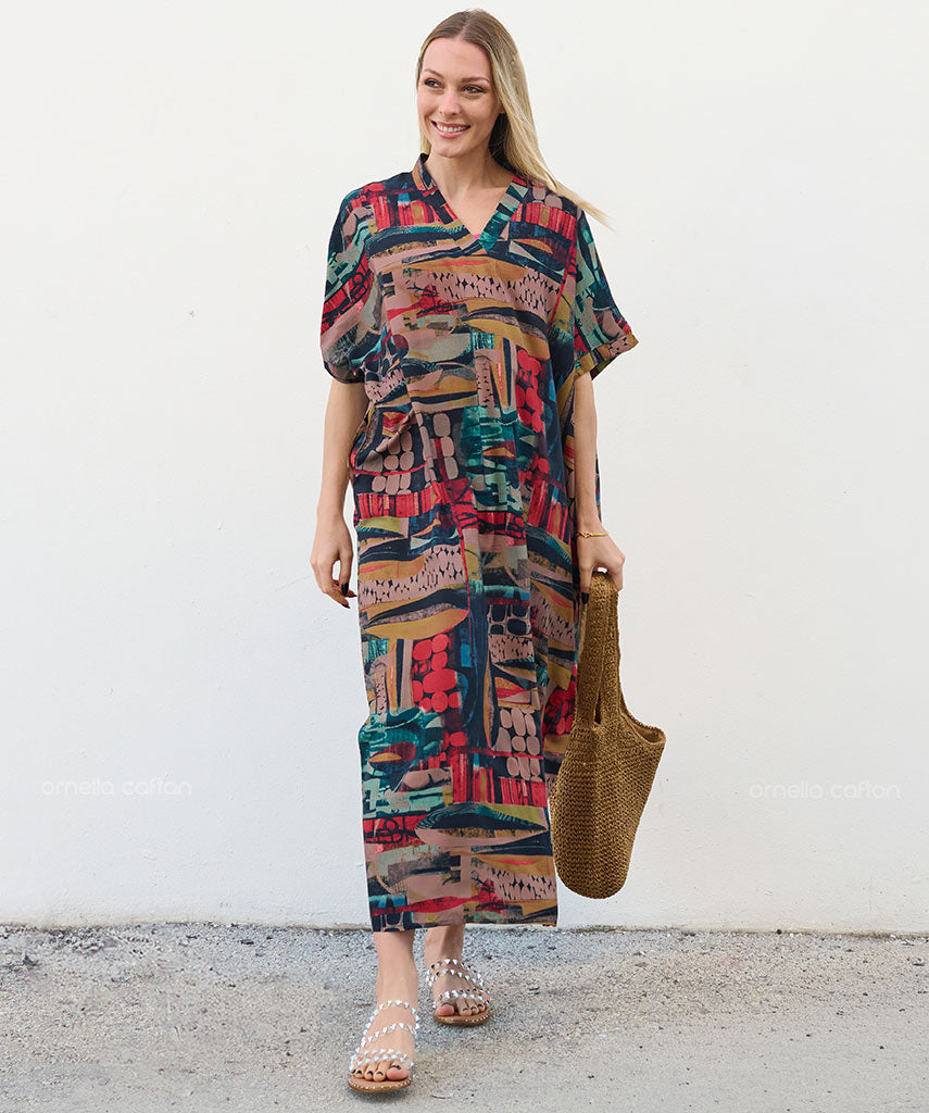 Robe Décontractée à Poches – Ornella Caftan™