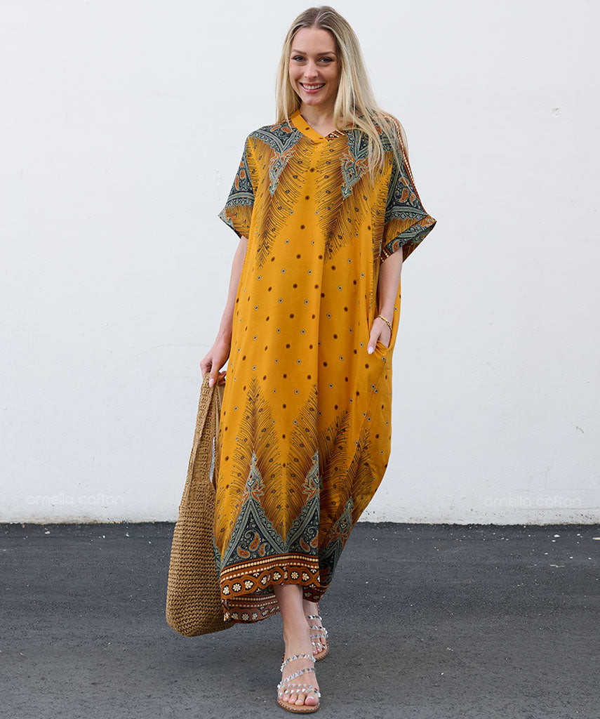 Robe Décontractée à Poches – Ornella Caftan™