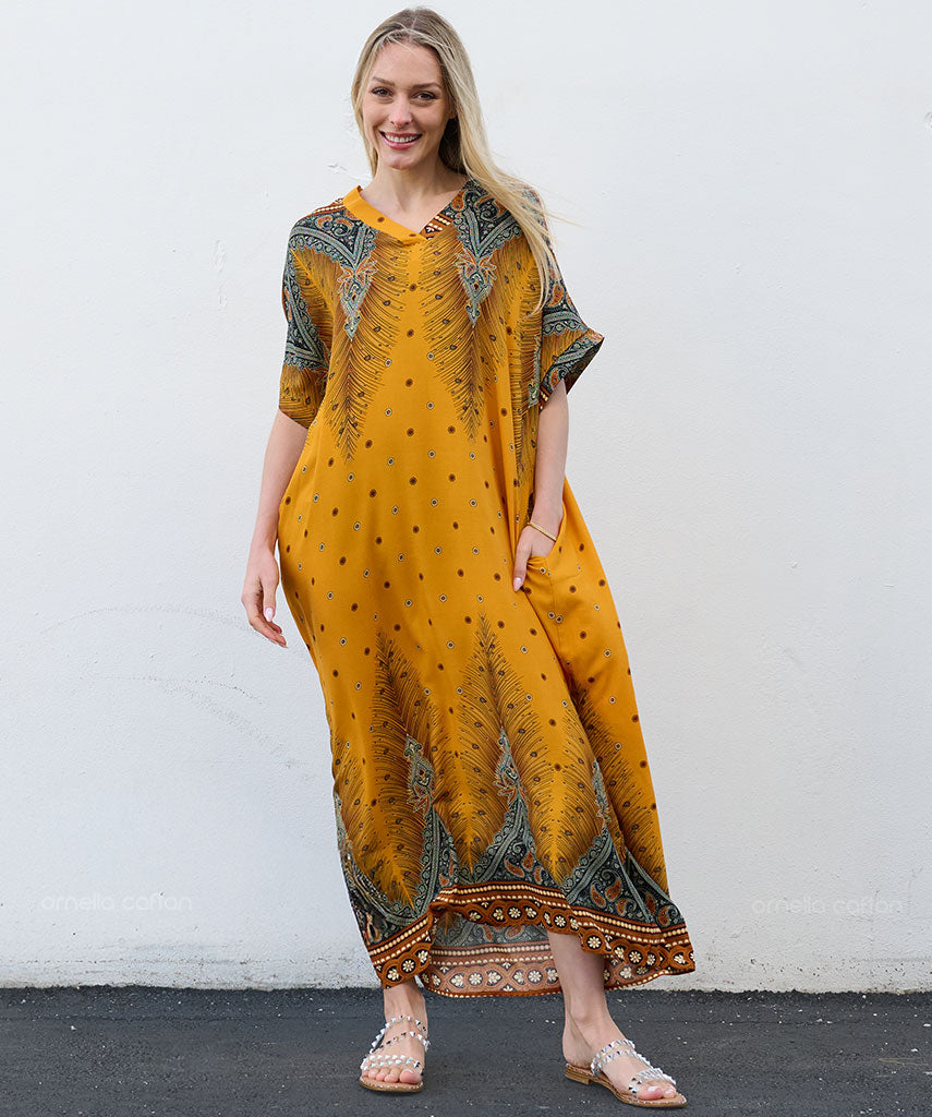 Robe Décontractée à Poches – Ornella Caftan™