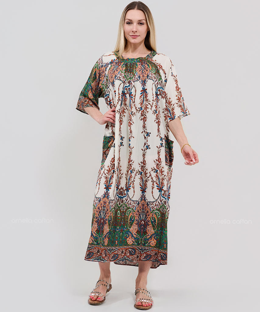 Robe Décontractée à Poches – Ornella Caftan™