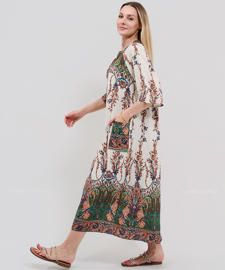 Robe Décontractée à Poches – Ornella Caftan™