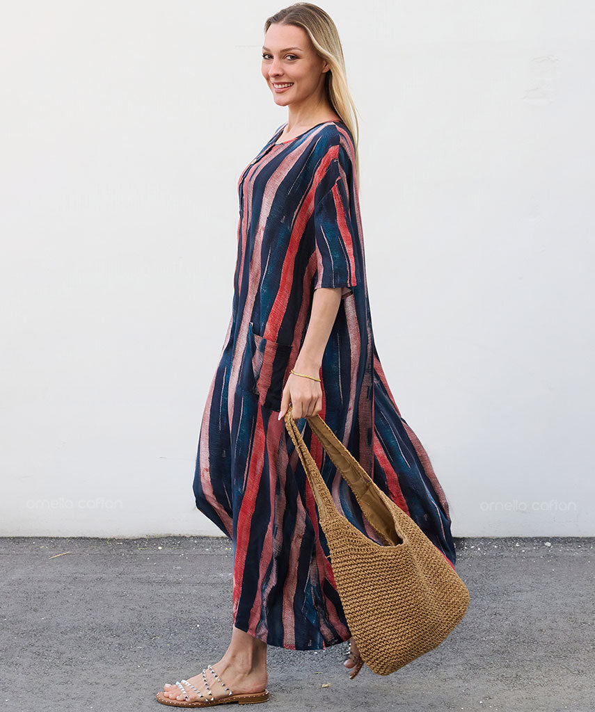 Robe Décontractée à Poches – Ornella Caftan™