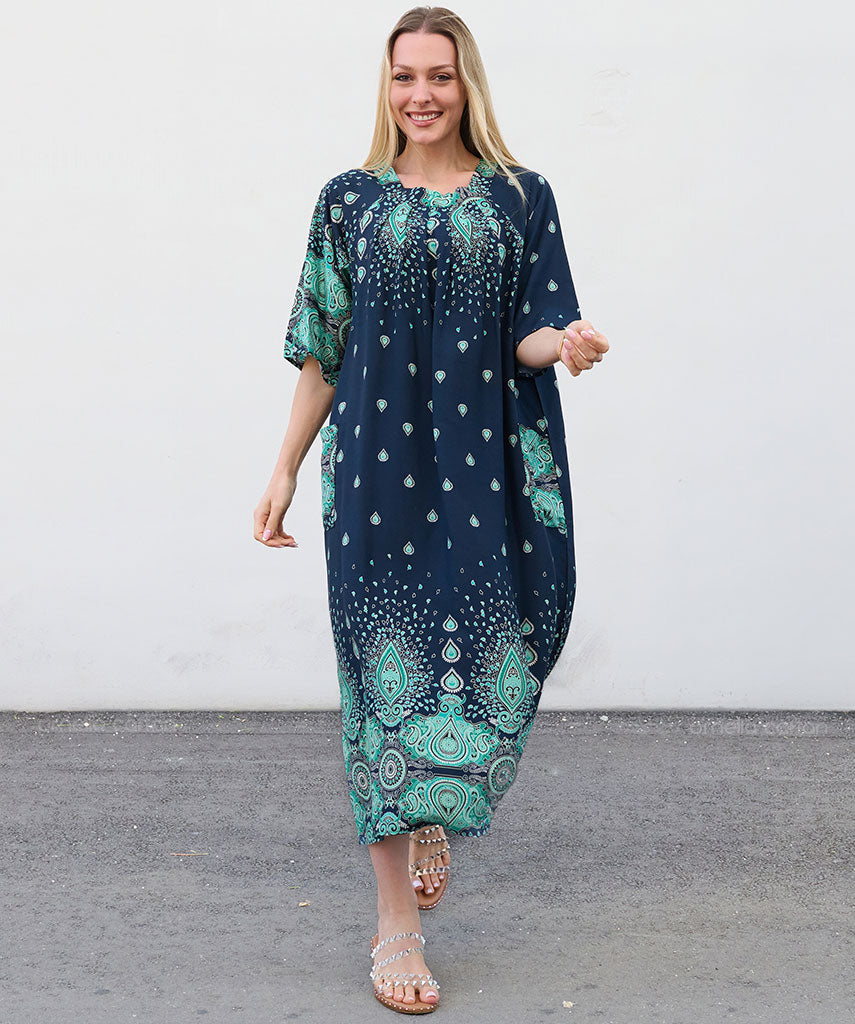 Robe Décontractée à Poches – Ornella Caftan™