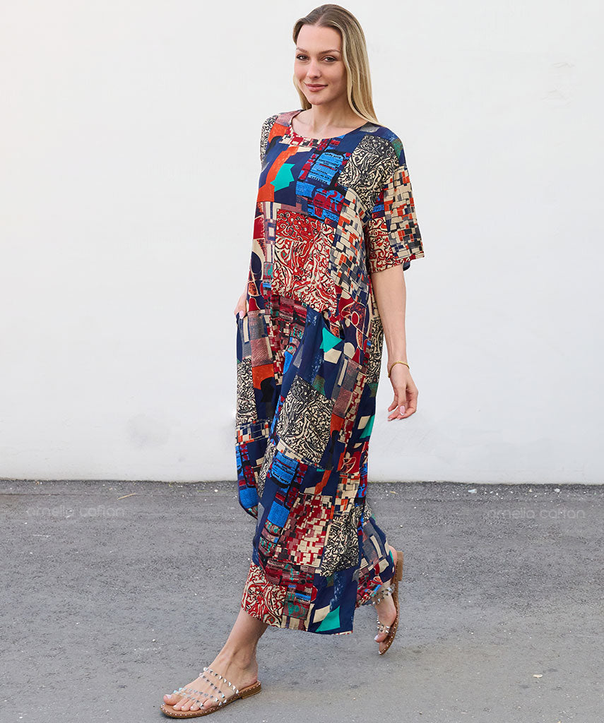 Robe Décontractée à Poches – Ornella Caftan™