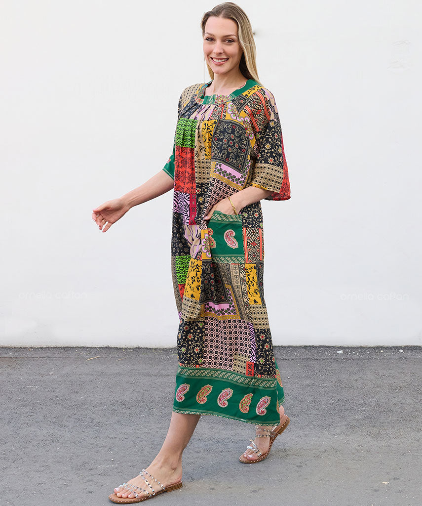 Robe Décontractée à Poches – Ornella Caftan™