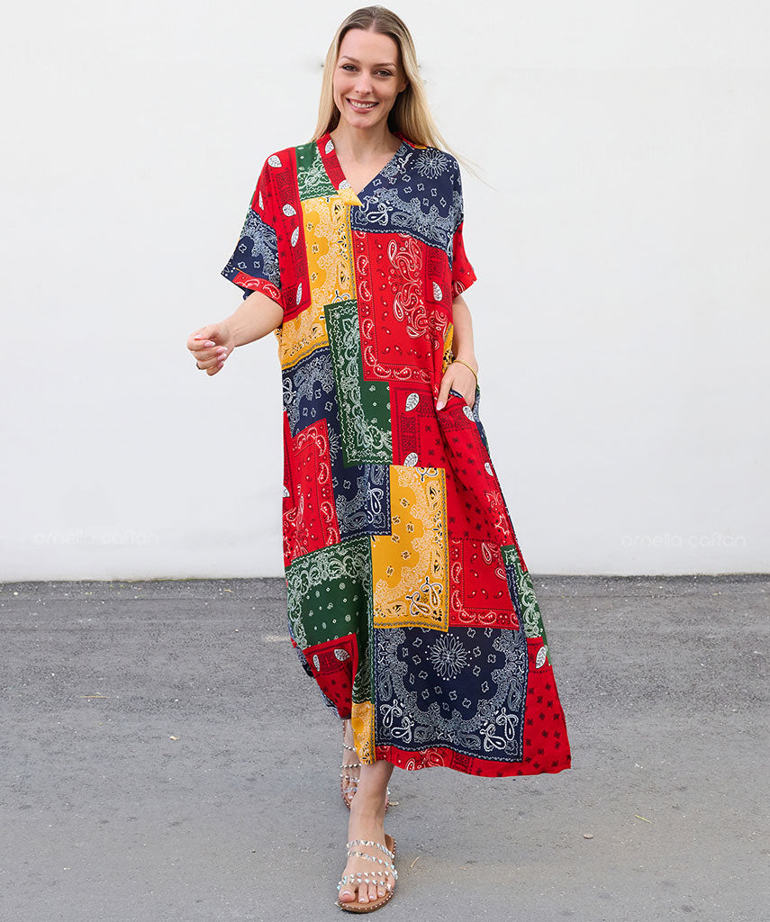 Robe Décontractée à Poches – Ornella Caftan™