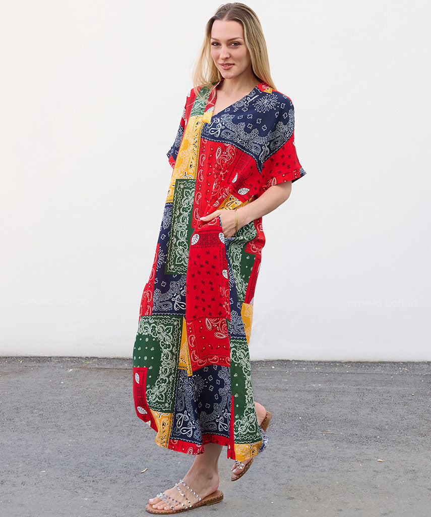 Robe Décontractée à Poches – Ornella Caftan™