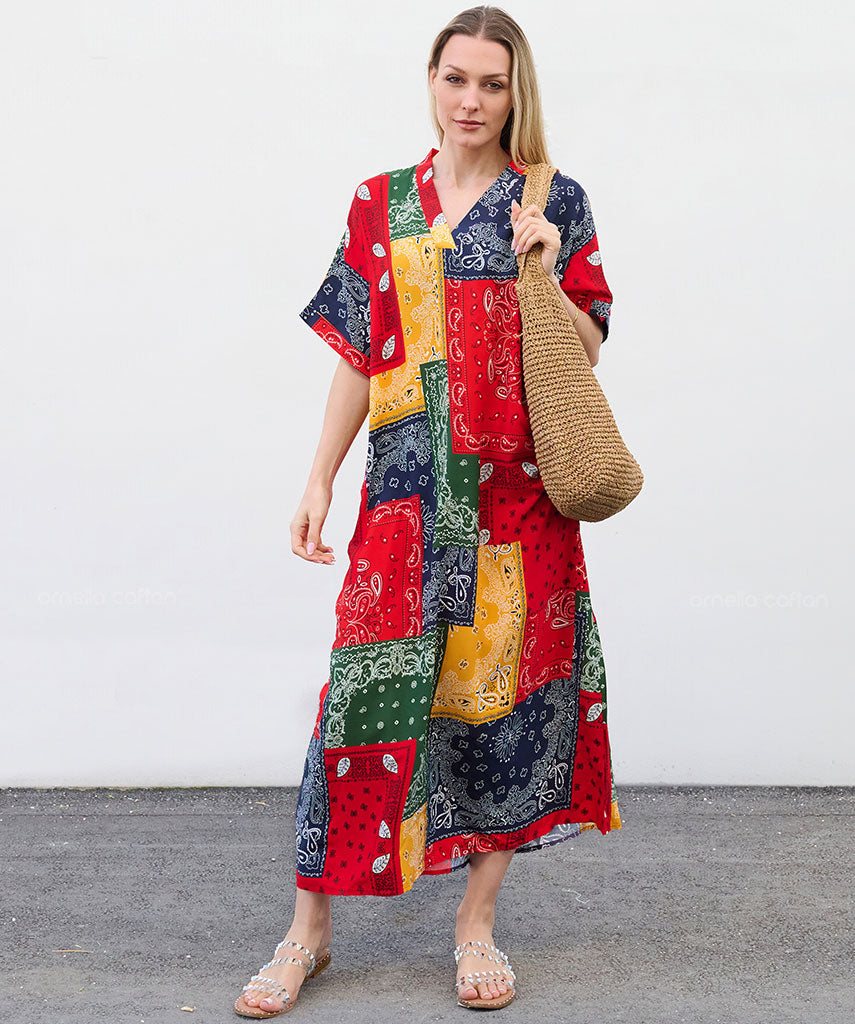 Robe Décontractée à Poches – Ornella Caftan™