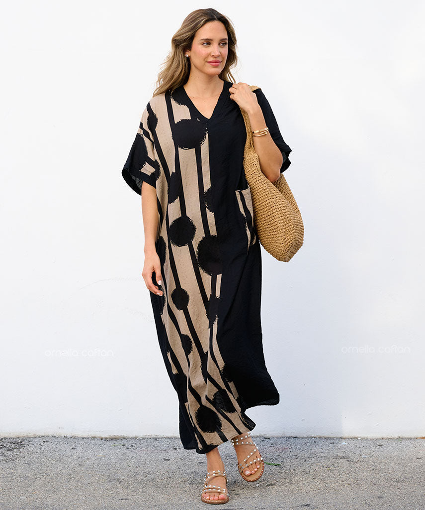 Robe Décontractée à Une Poche – Ornella Caftan™