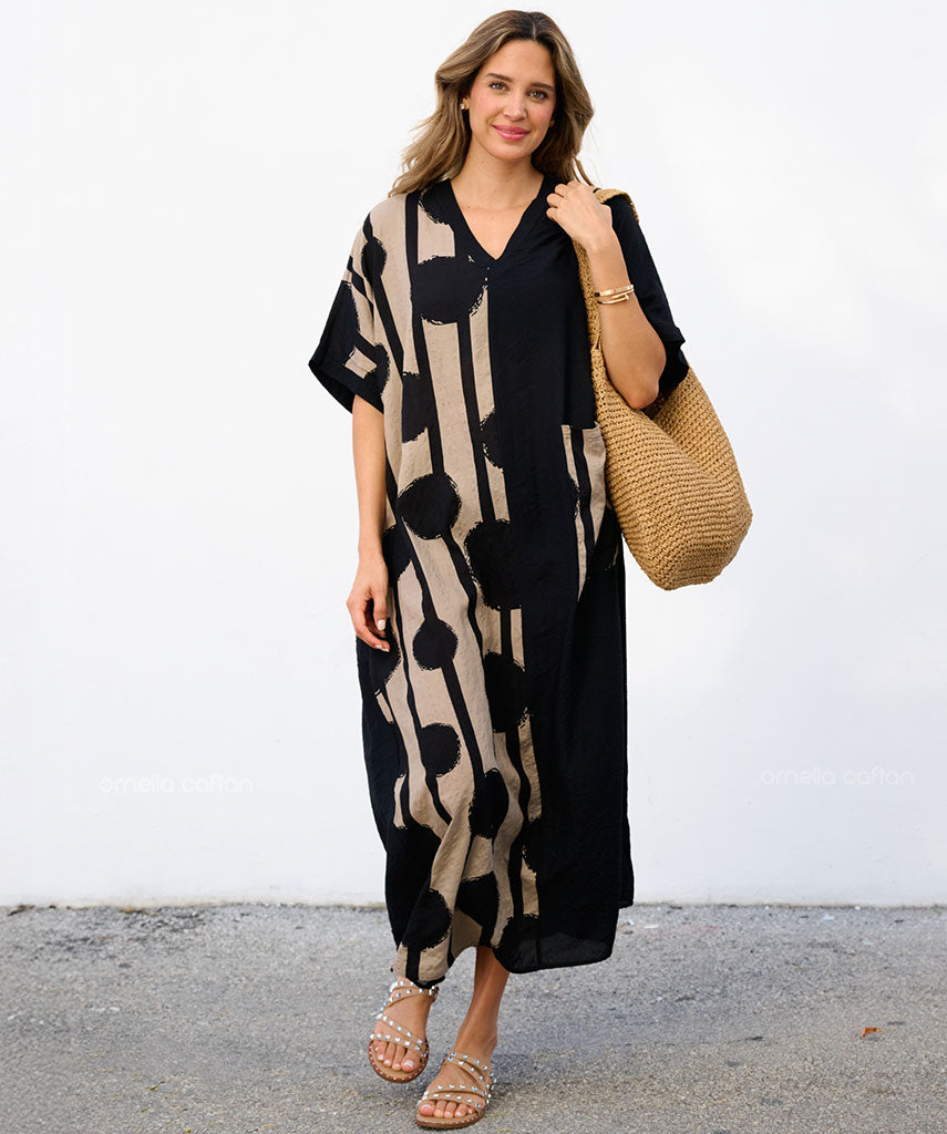 Robe Décontractée à Une Poche – Ornella Caftan™