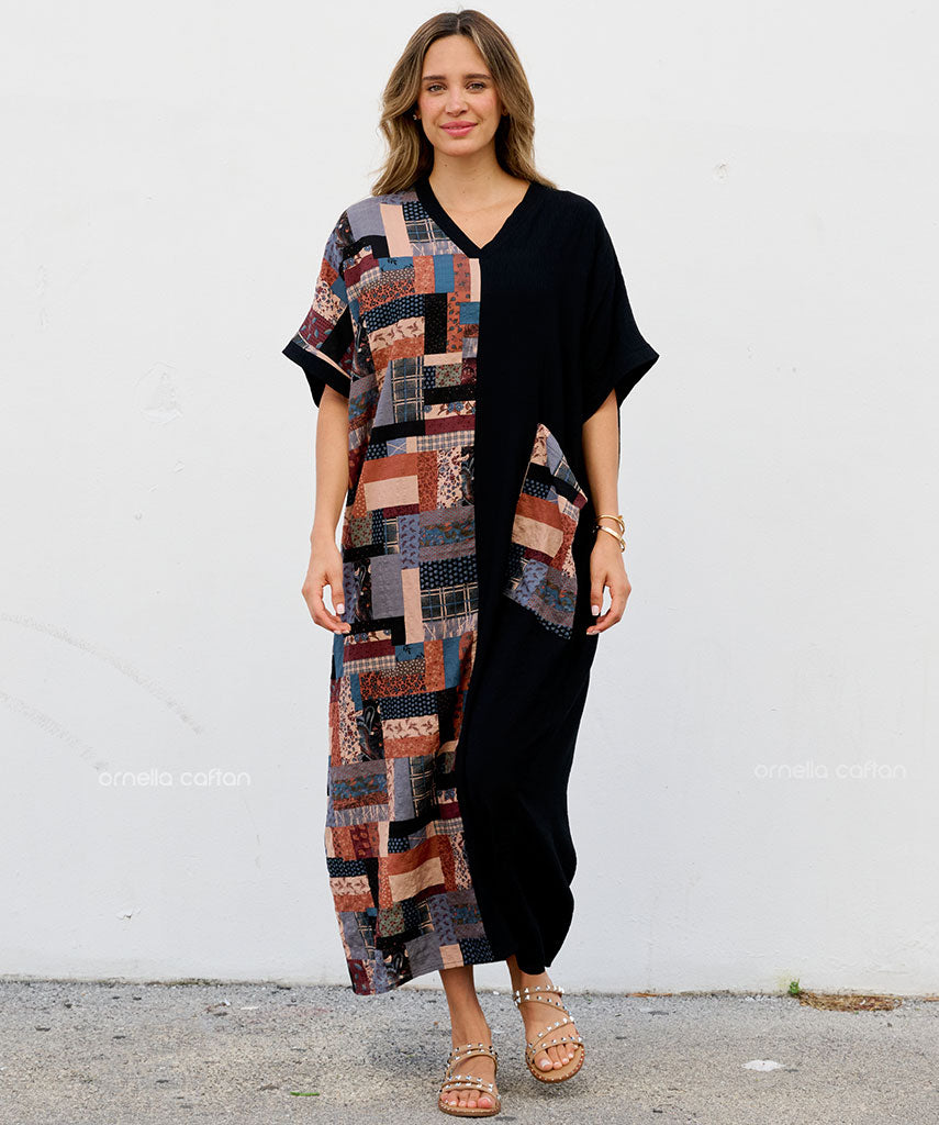 Robe Décontractée à Une Poche – Ornella Caftan™