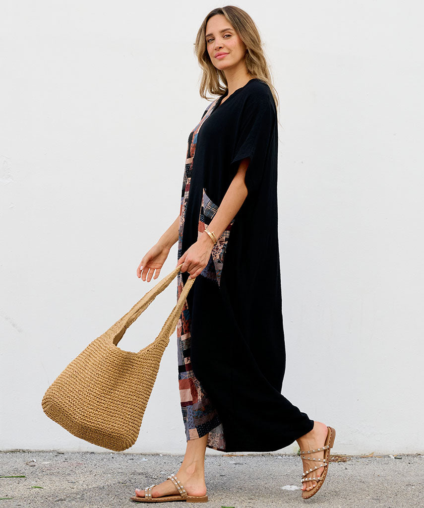 Robe Décontractée à Une Poche – Ornella Caftan™