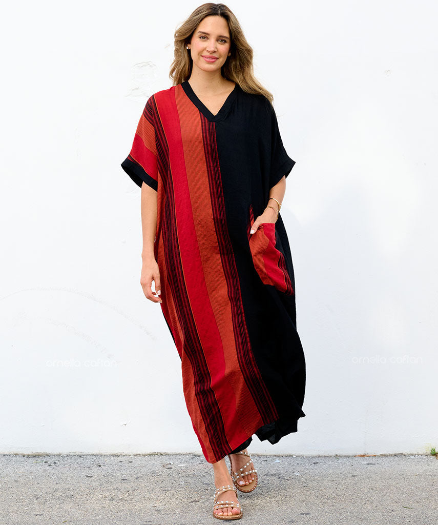 Robe Décontractée à Une Poche – Ornella Caftan™
