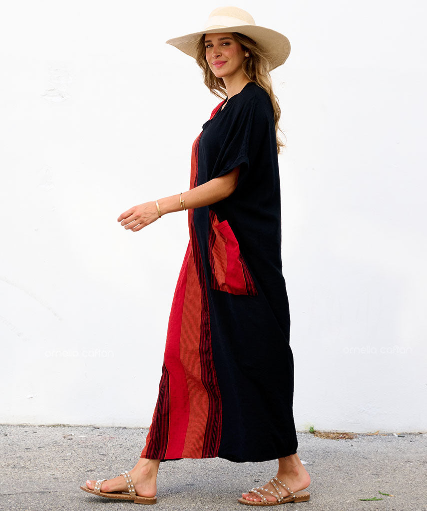 Robe Décontractée à Une Poche – Ornella Caftan™
