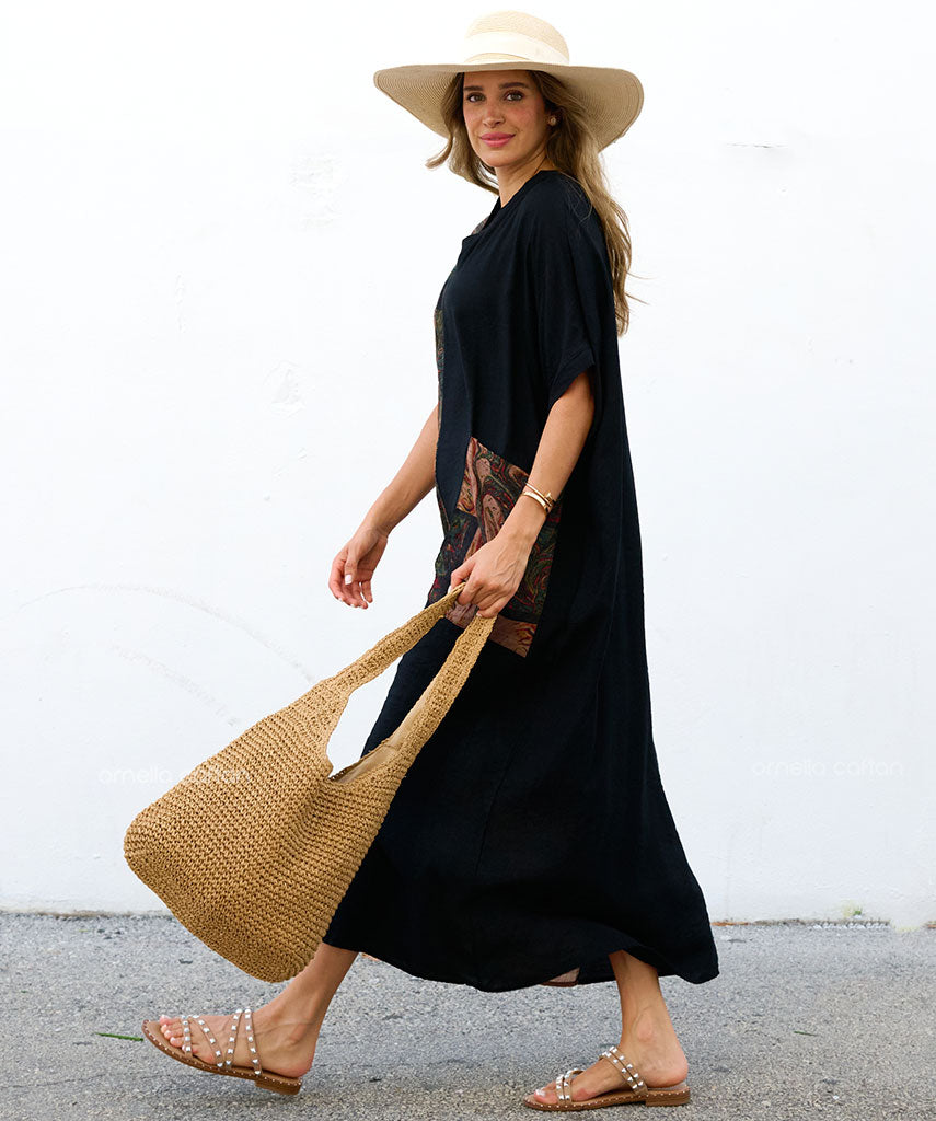 Robe Décontractée à Une Poche – Ornella Caftan™