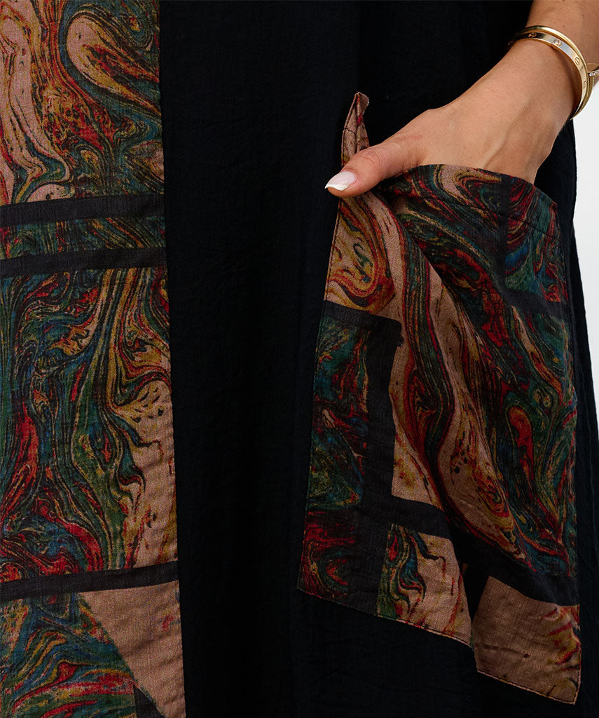 Robe Décontractée à Une Poche – Ornella Caftan™