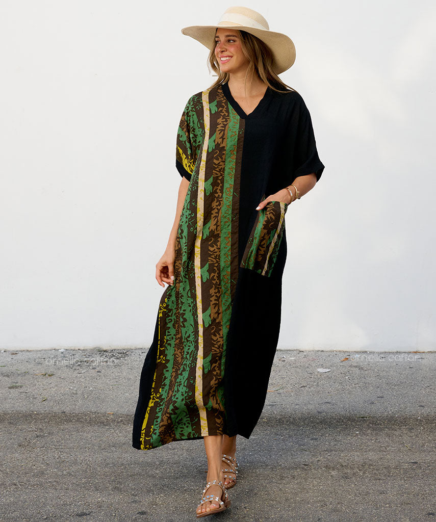 Robe Décontractée à Une Poche – Ornella Caftan™