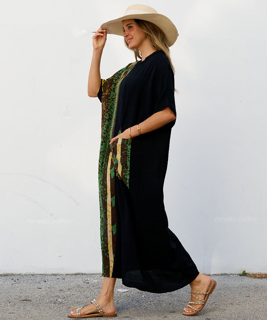 Robe Décontractée à Une Poche – Ornella Caftan™