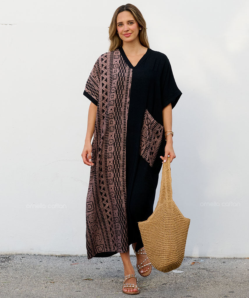Robe Décontractée à Une Poche – Ornella Caftan™