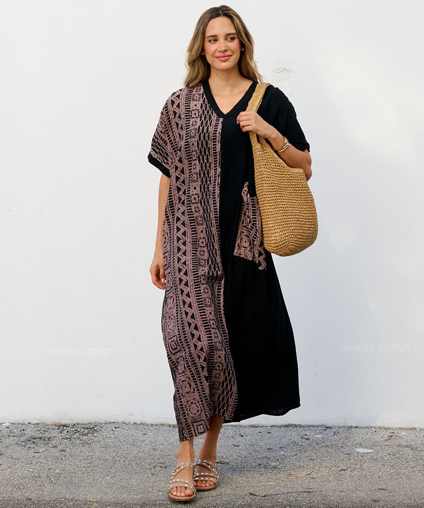 Robe Décontractée à Une Poche – Ornella Caftan™