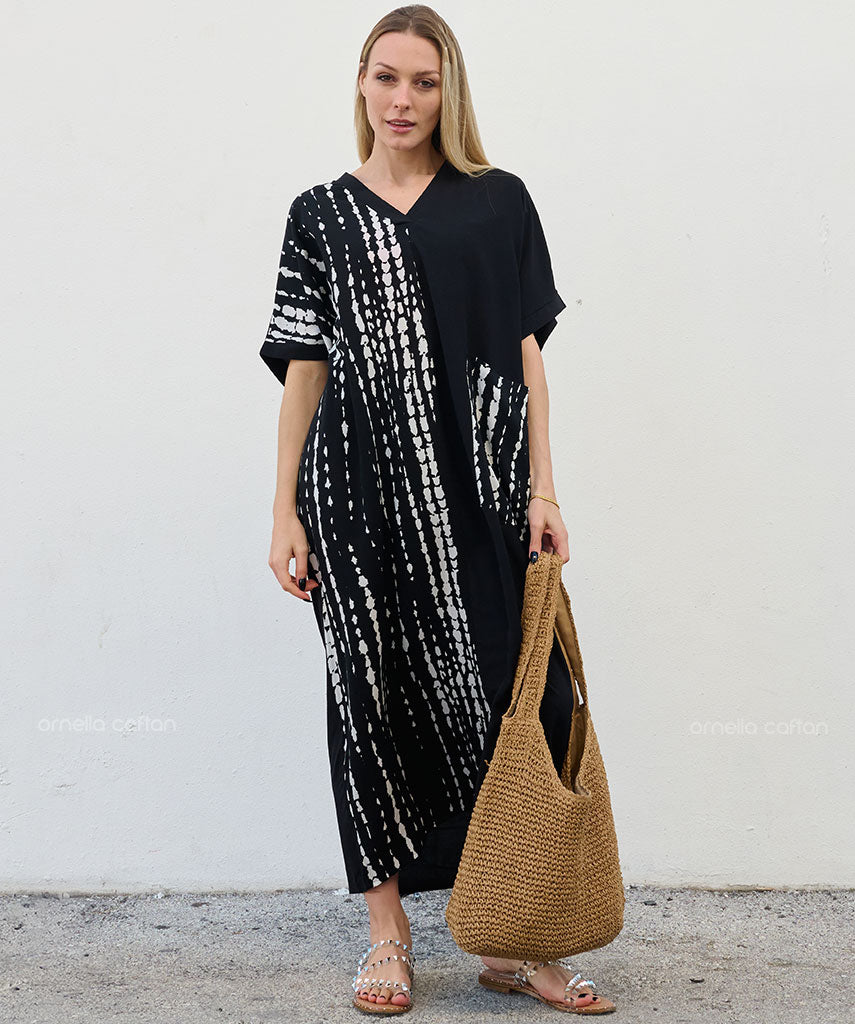 Robe Décontractée à Une Poche – Ornella Caftan™