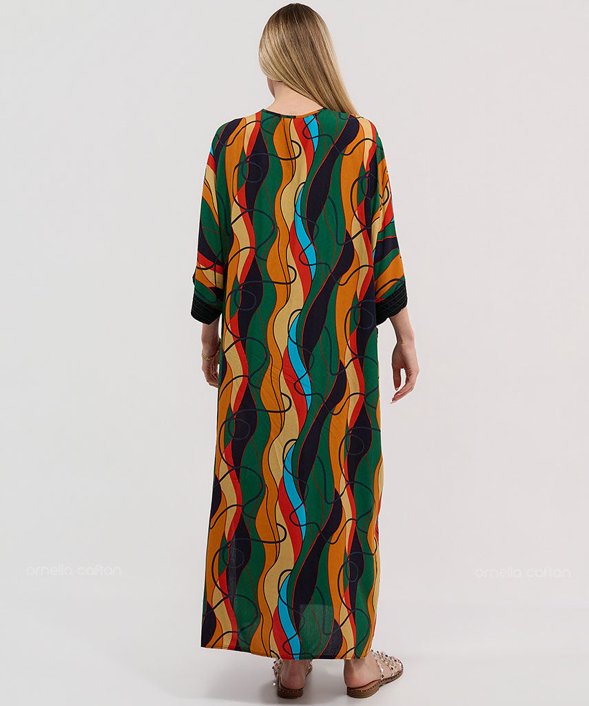 Caftan Élégant à Poches - Ornella Caftan™