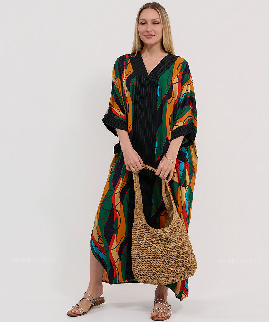 Caftan Élégant à Poches - Ornella Caftan™