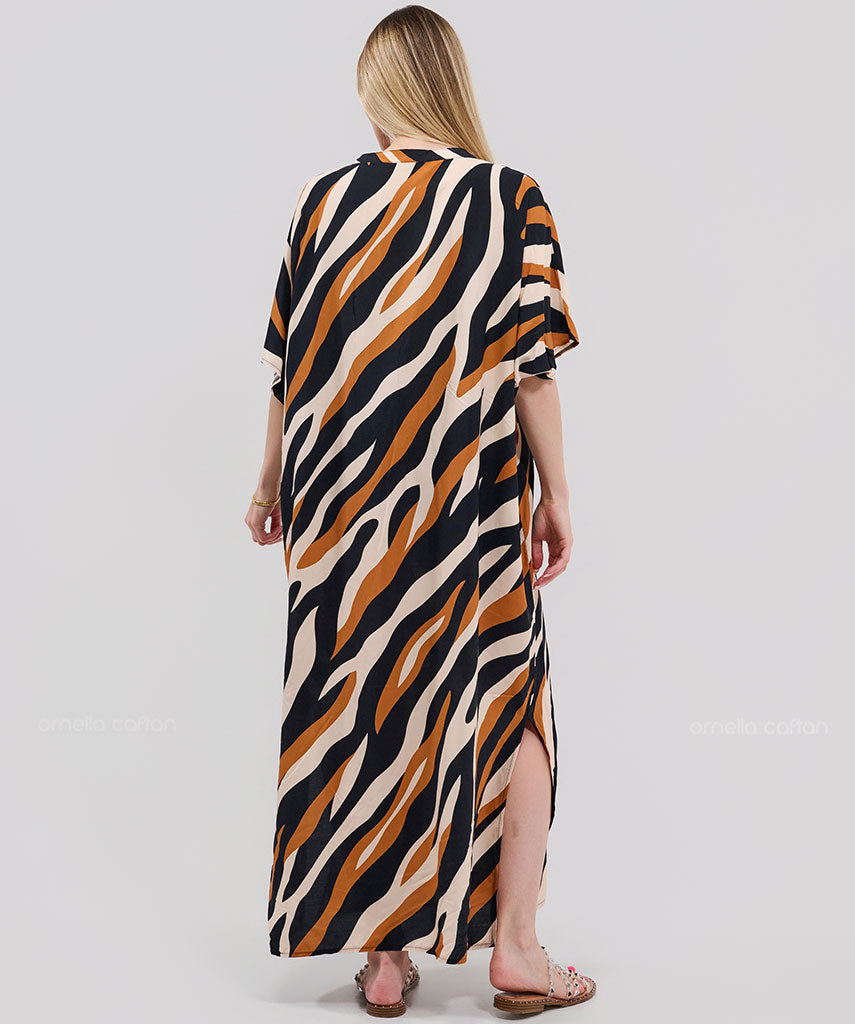 Caftan Élégant à Poches - Ornella Caftan™