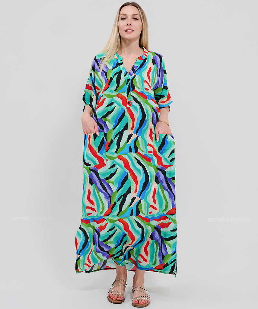 Caftan Élégant à Poches - Ornella Caftan™