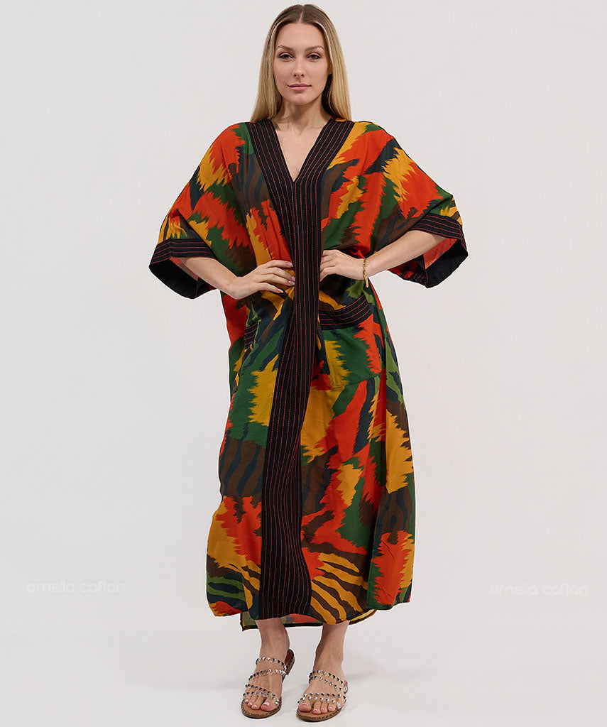 Caftan Élégant à Poches - Ornella Caftan™
