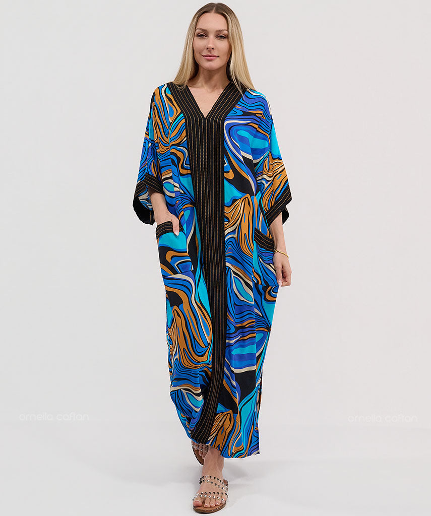 Caftan Élégant à Poches - Ornella Caftan™