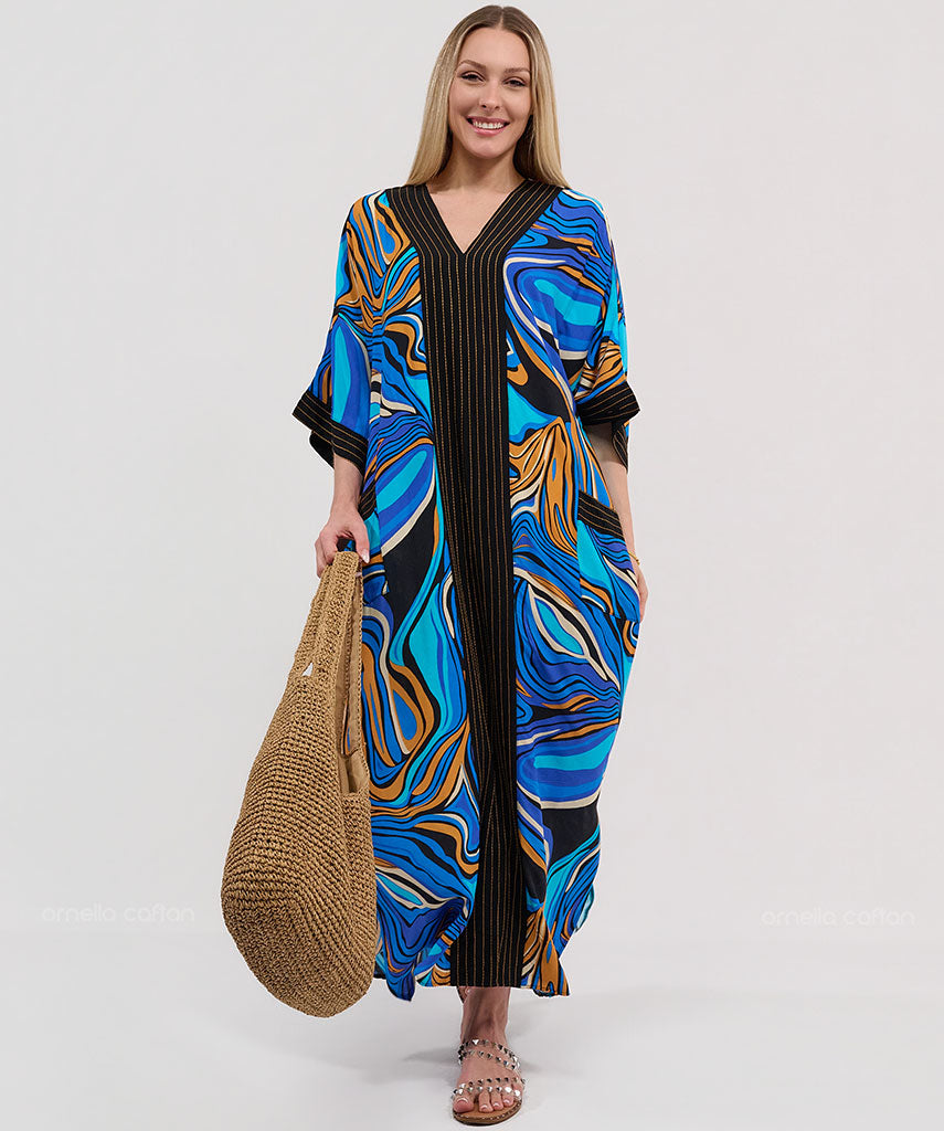 Caftan Élégant à Poches - Ornella Caftan™