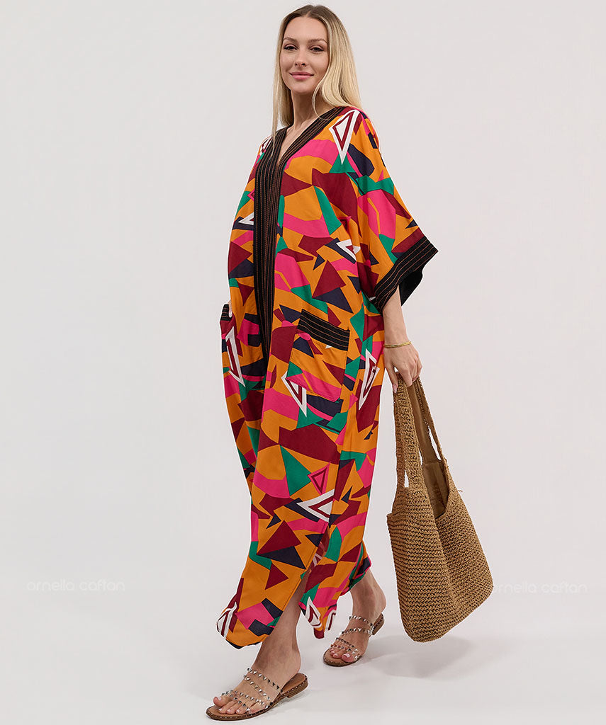 Caftan Élégant à Poches - Ornella Caftan™