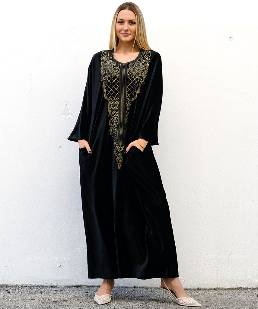 Caftan en velours chaud et douillet - Ornella Caftan™