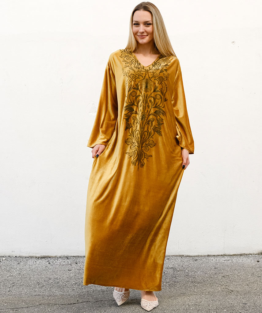 Caftan en velours chaud et douillet - Ornella Caftan™