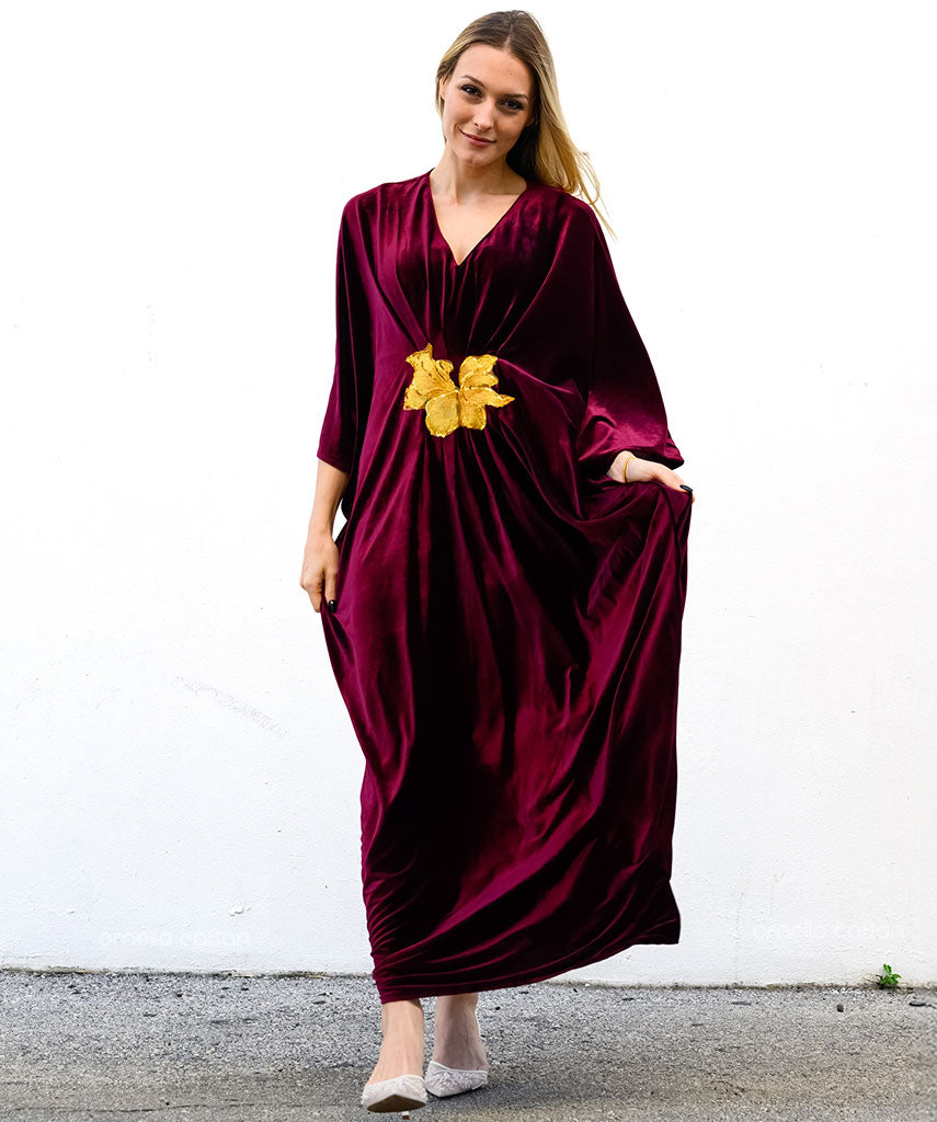 Caftan en velours chaud et douillet - Ornella Caftan™