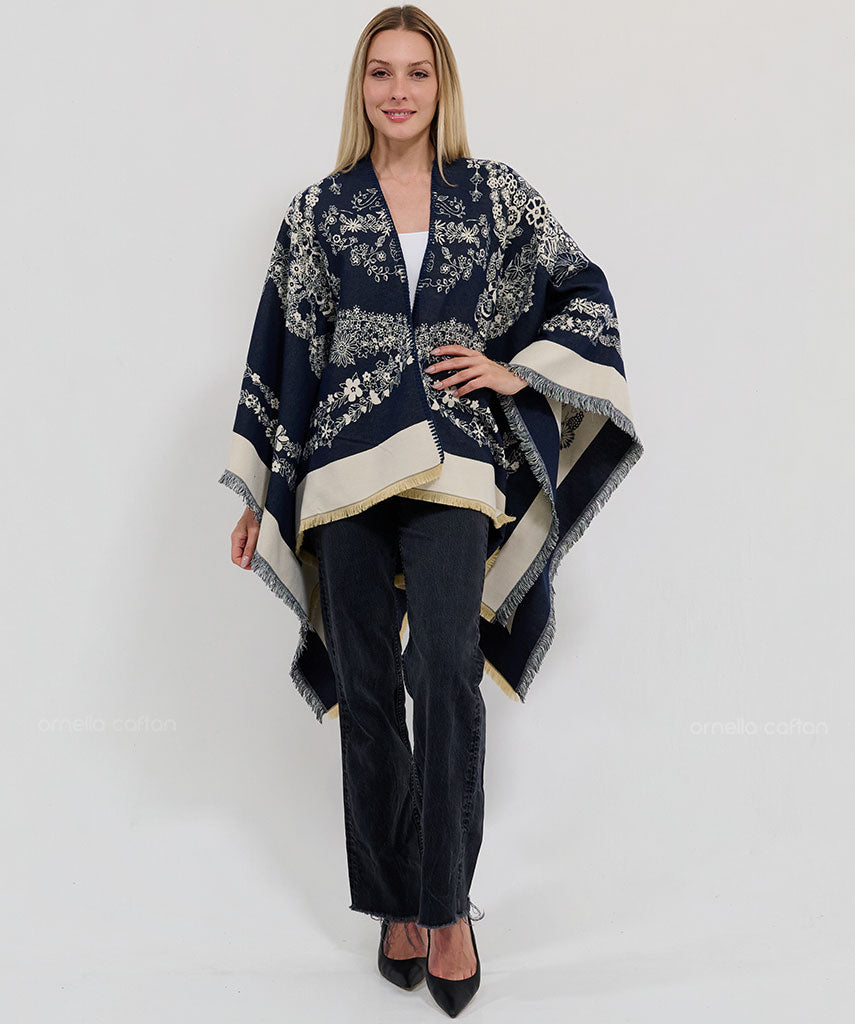 Cape réversible, douillette - Ornella Caftan™
