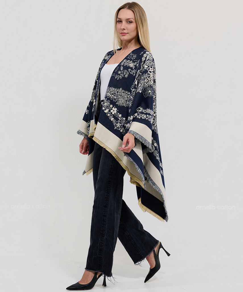 Cape réversible, douillette - Ornella Caftan™